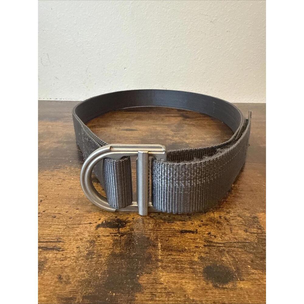 511 TACTICAL BELT Green  Nylon 1.5'' Wide Large L 36-38” HEAVYWEIGHT EUC